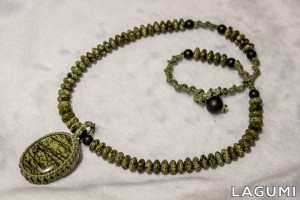 zebra-jasper-green-gemstone-necklace-lava-stone
