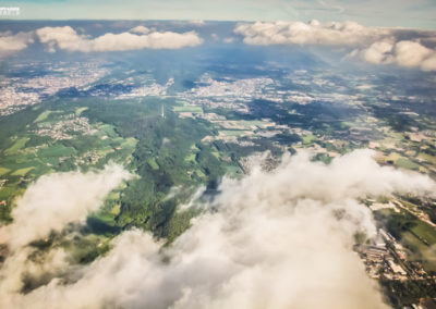 Bielefeld-von-oben-aus-dem Flugzeug
